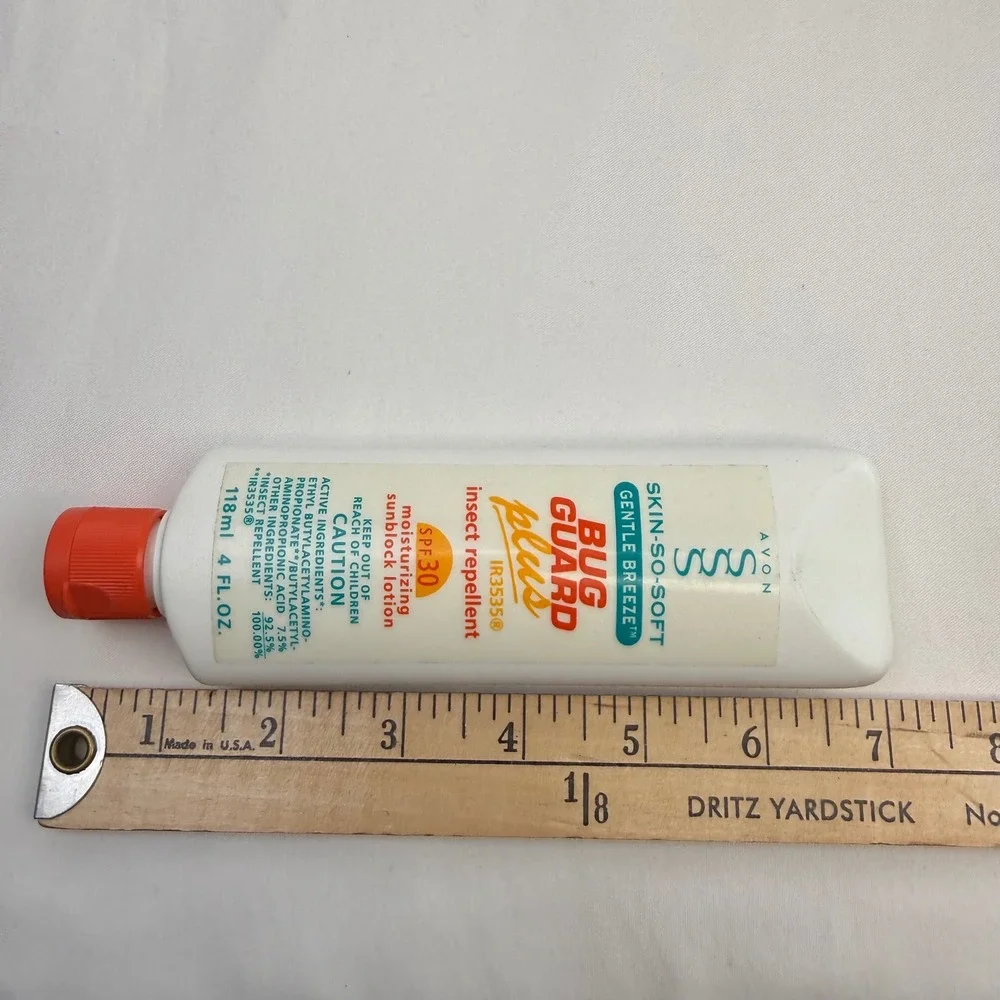 Avon Skin So Soft Bug Guard Plus SPF 30 Insect Repellent Lotion 4oz Lot of 3